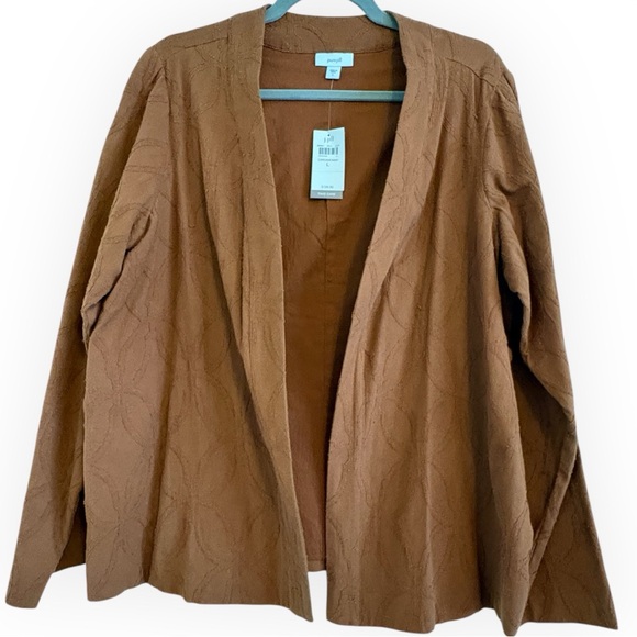 J. Jill Cardamom Open Front Cardigan - Picture 3 of 8